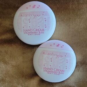 Amberglow Strawberry Bliss Hand Cream - Pink